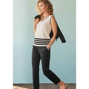 Women's J.Jill Pima-Stretch Straight-Leg Chino Pants. NEW. Size 14.